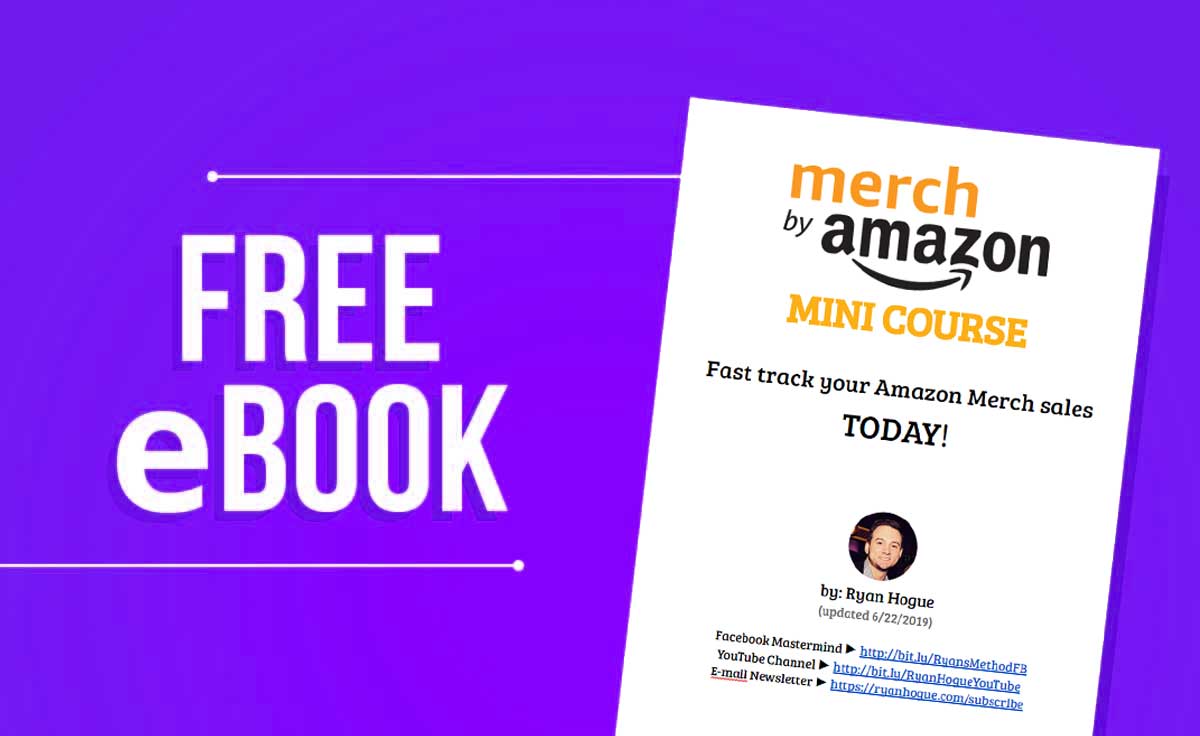 Amazon Merch mini course ebook