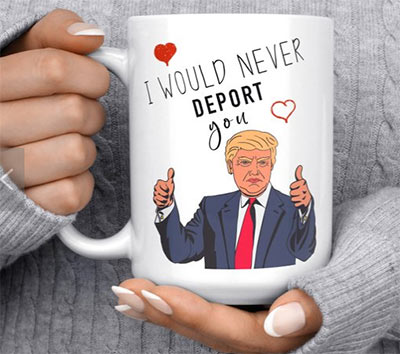 funny 2019 valentines day trump mug