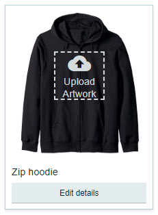 Amazon Merch zip hoodies