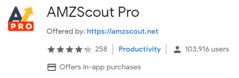 AMZScout chrome extension