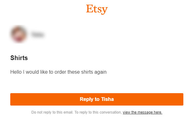 etsy customer cant re-order from me because my shop is closed