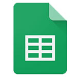 record your product list using google sheets