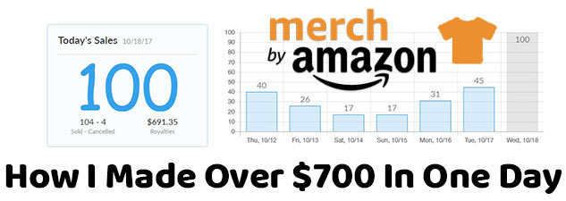 Amazon Merch: How I Made Over $700 In One Day