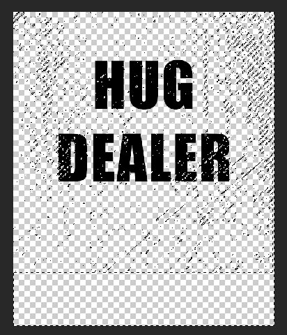 hug dealer example with grunge channel selected