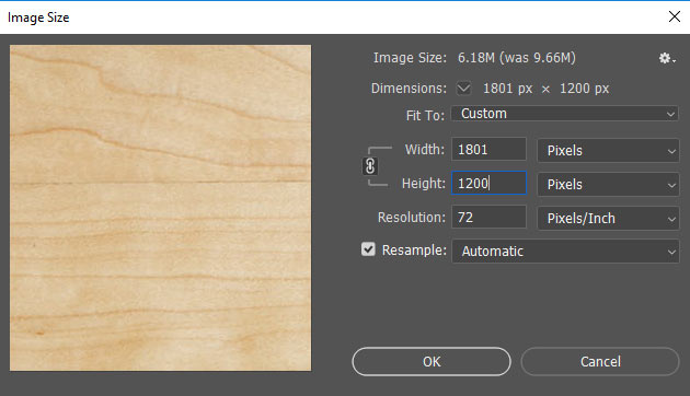 change wood image size to 1200 px