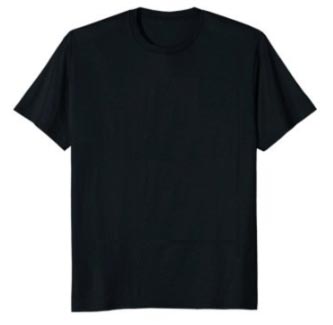 Black is the default color when creating a Merch by Amazon standard t-shirt