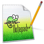 record your product list using notepad++