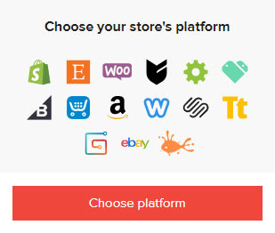 choose a platform to connect your printful store to