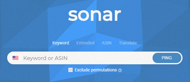sonar amazon keyword tool