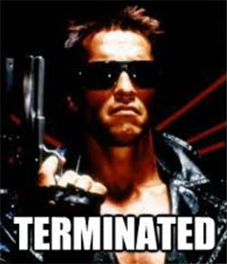 Terminator movie with captain terminated