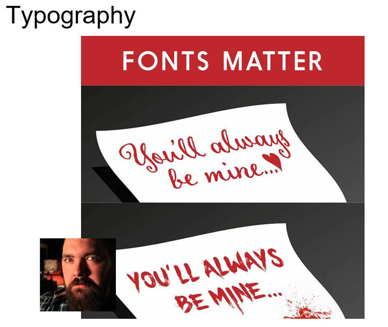 typography effect on mood conveyed
